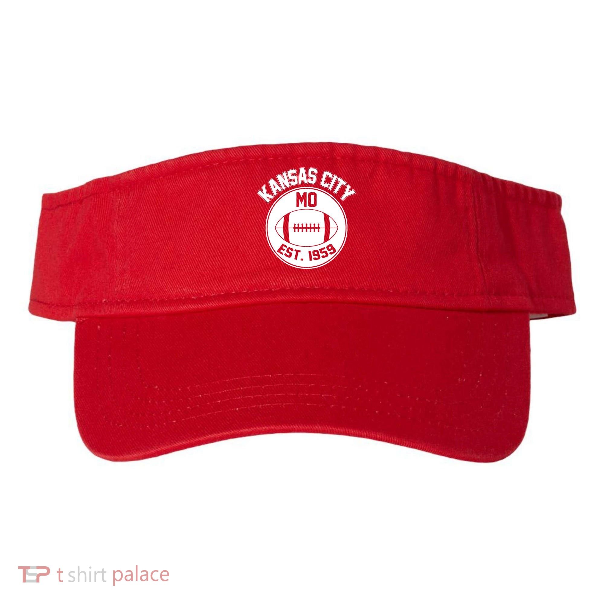 Kansas City Football MO Retro Chief Visor
