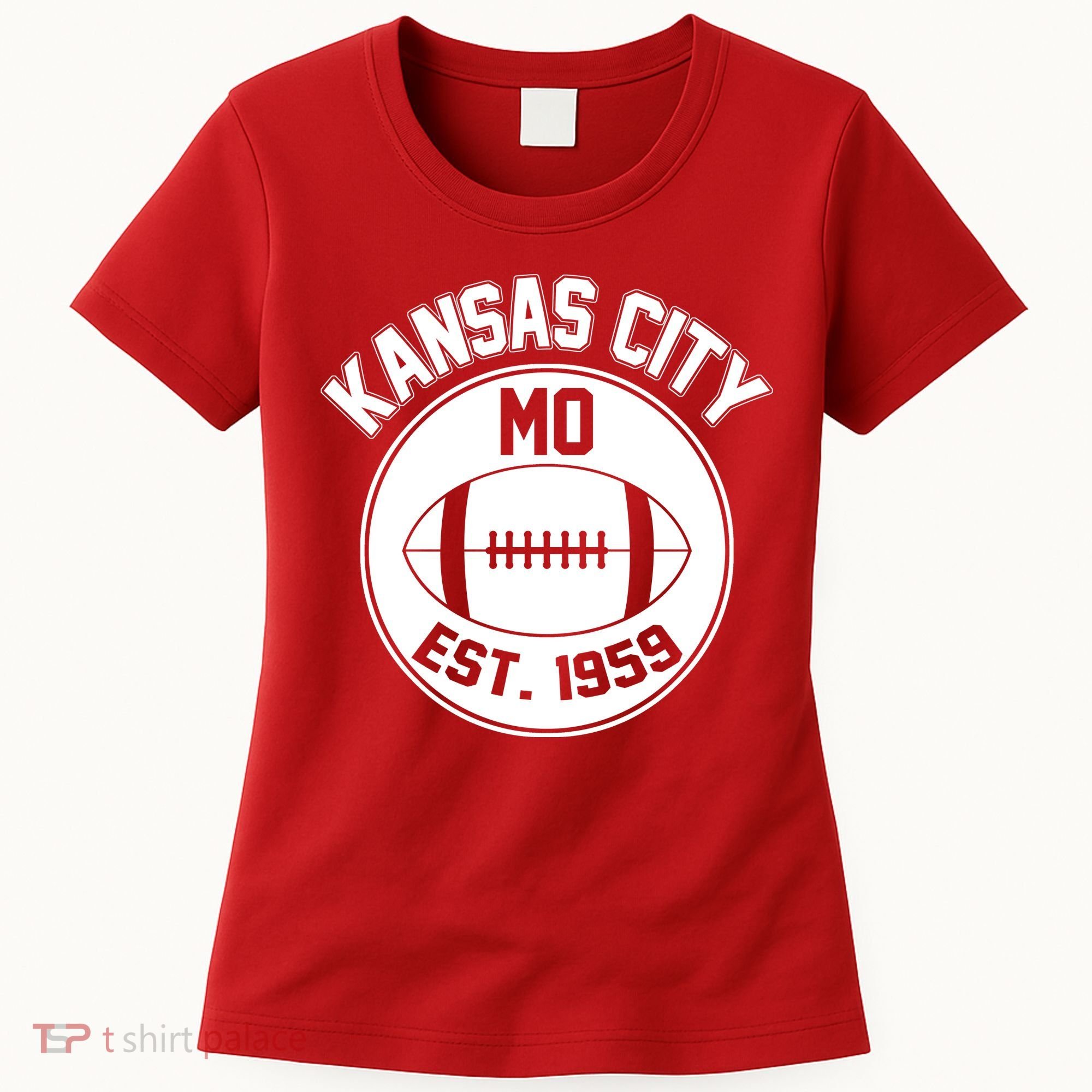 Kansas City Football MO Retro Chief Women's T-Shirt