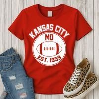 Kansas City Football MO Retro Chief Women's T-Shirt thumb 3