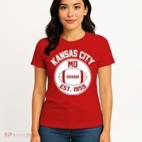 Kansas City Football MO Retro Chief Women's T-Shirt thumb 4
