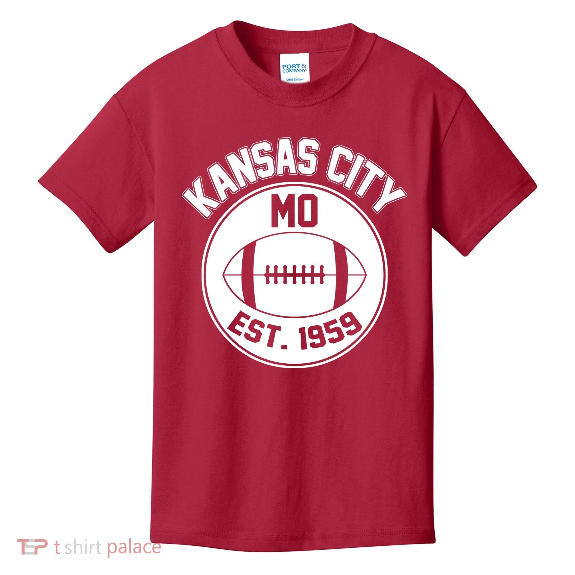 Kansas City Football MO Retro Chief Kids T-Shirt