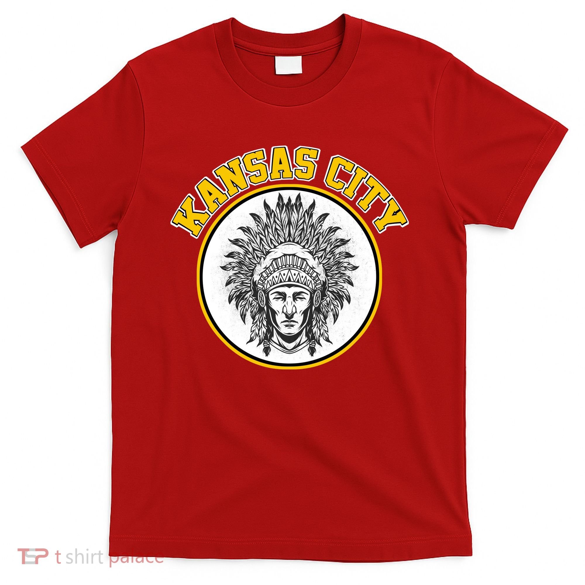 Kansas City Football Vintage Retro KC Logo T-Shirt
