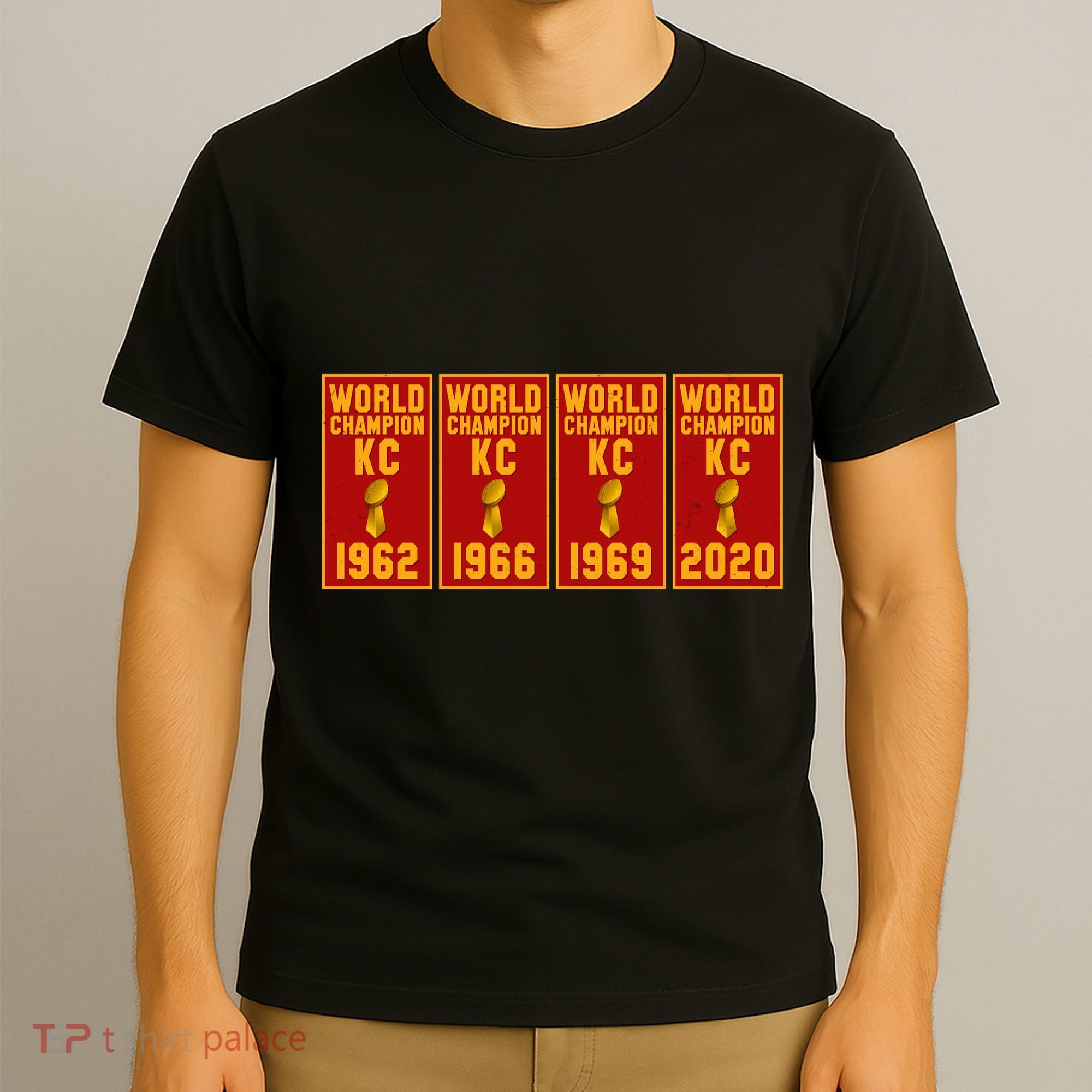 Kansas City Football World Champion Banners T-Shirt