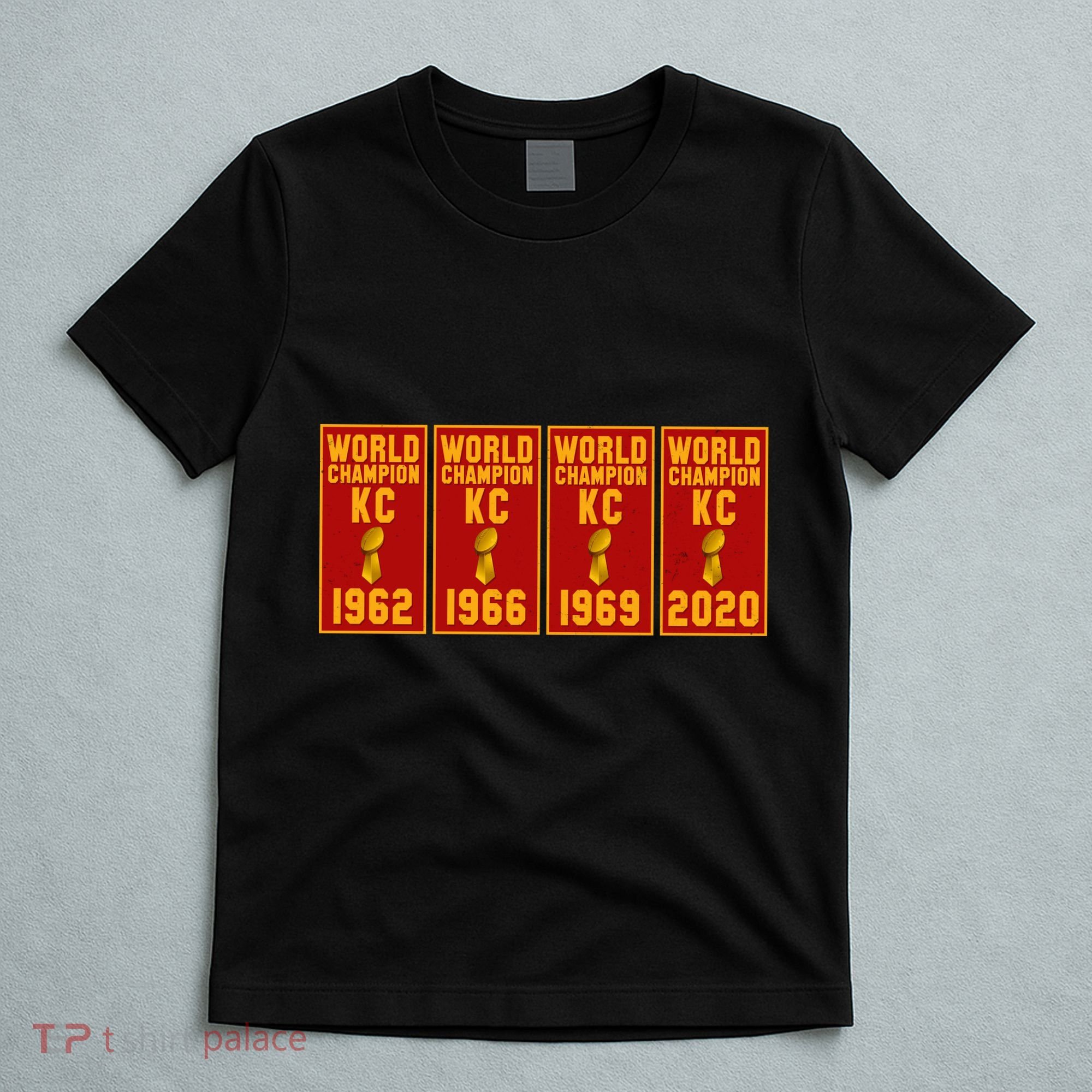 Kansas City Football World Champion Banners T-Shirt