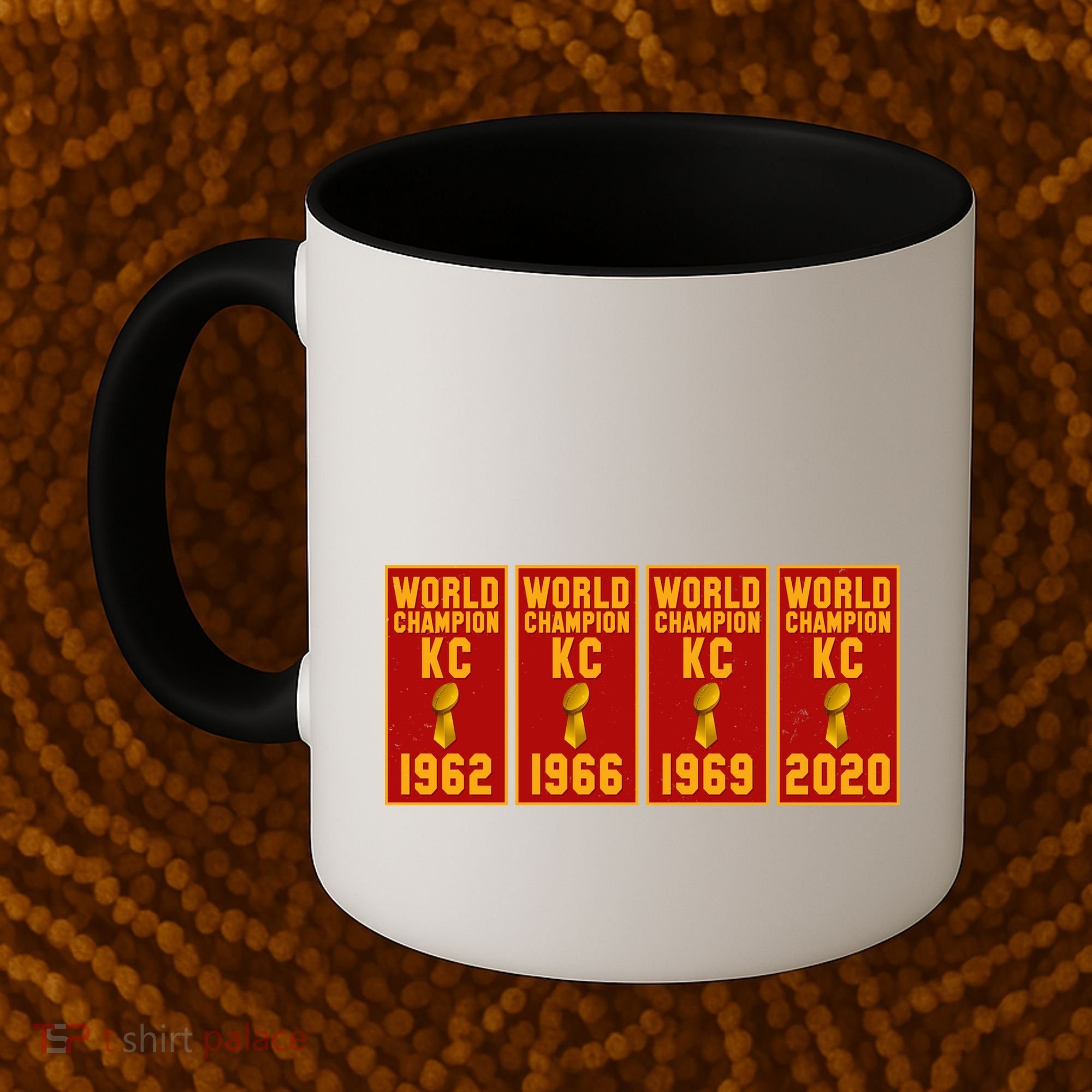 Kansas City Football World Champion Banners Coffee Mug