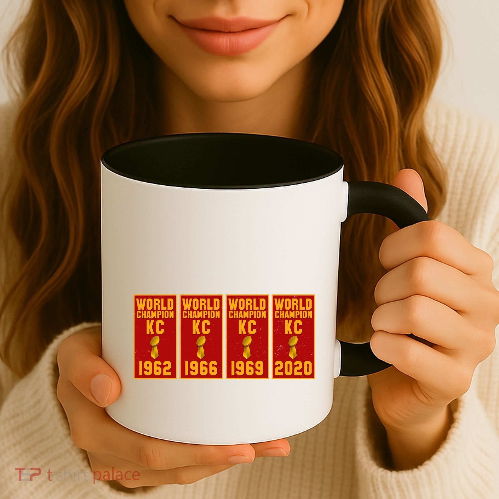 Kansas City Football World Champion Banners Coffee Mug