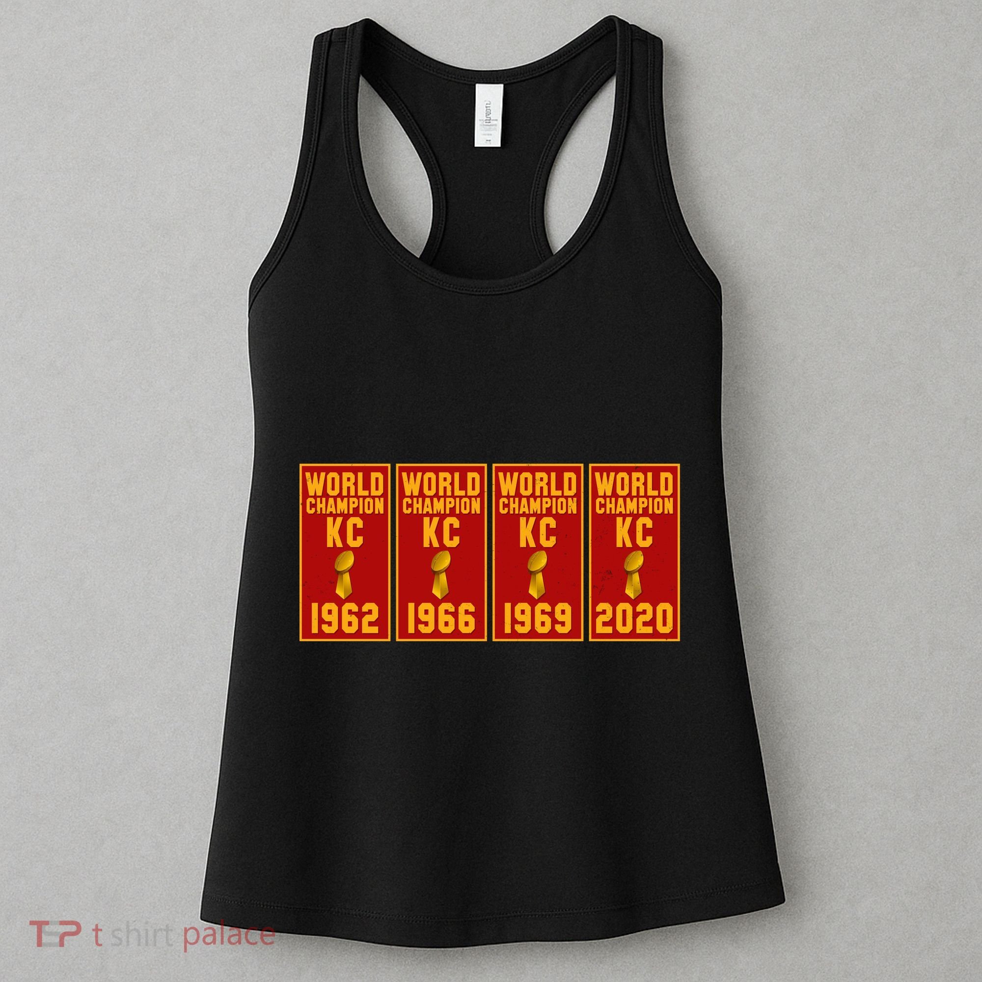 Kansas City Football World Champion Banners Women's Tank Top