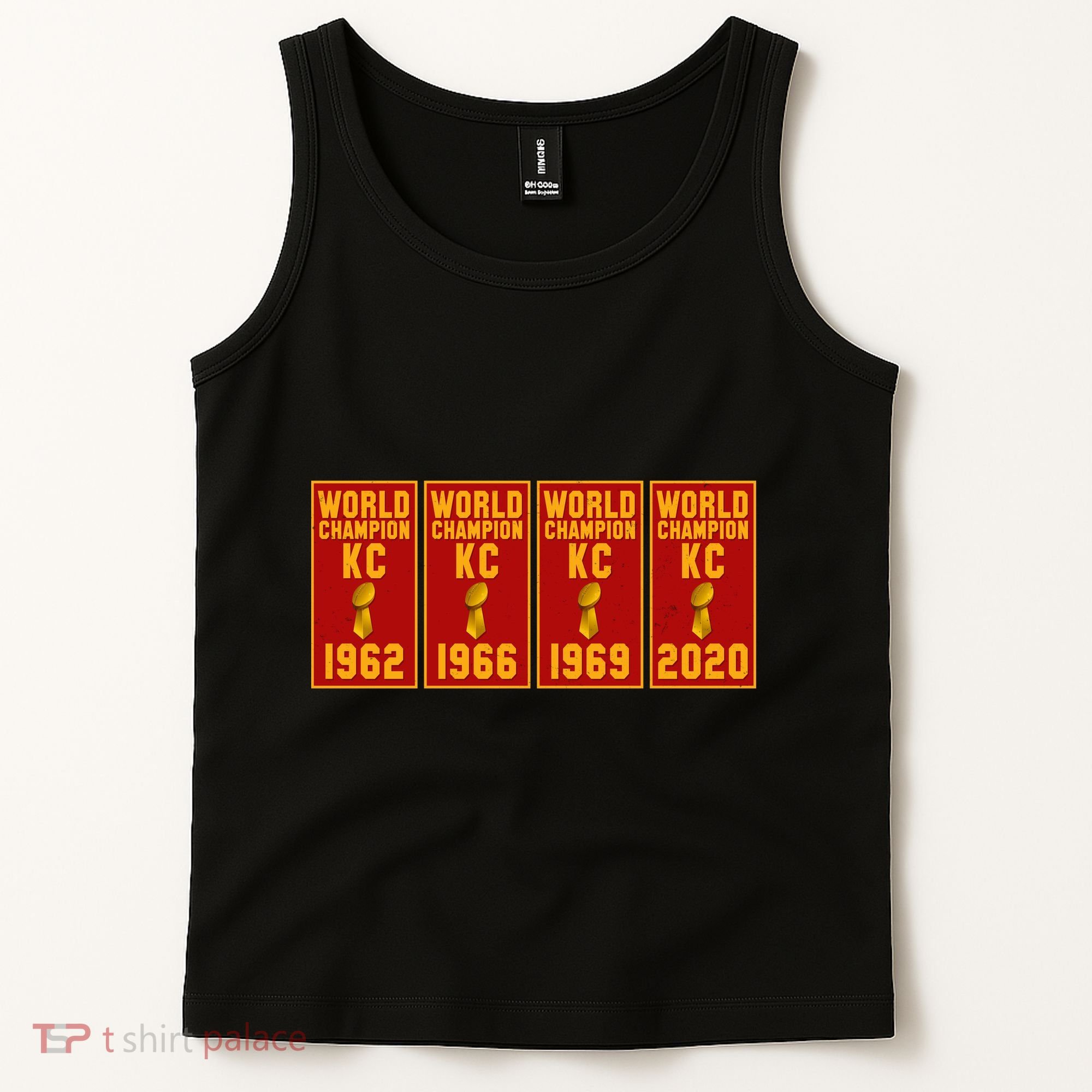 Kansas City Football World Champion Banners Tank Top