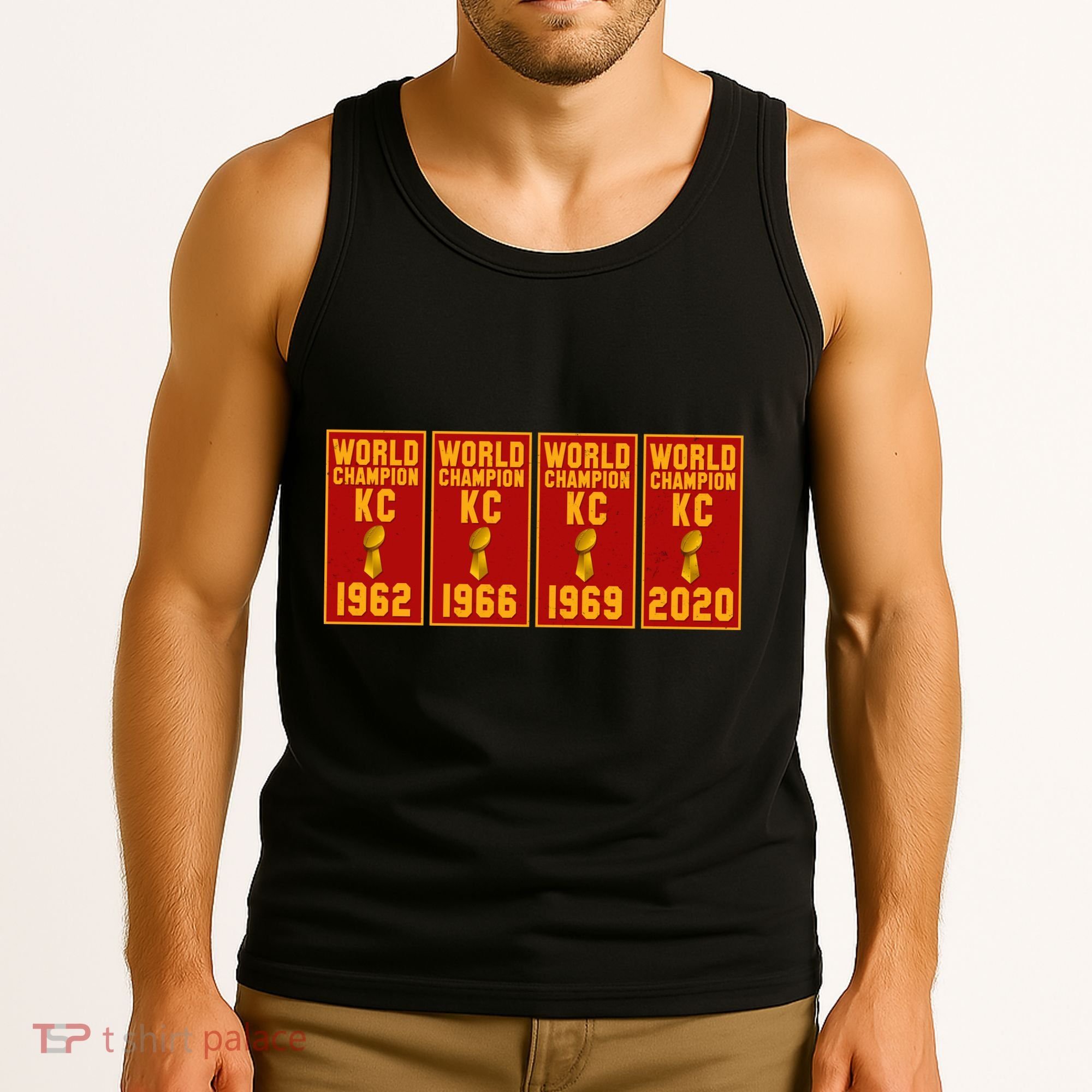 Kansas City Football World Champion Banners Tank Top
