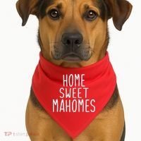Kansas City Home Sweet Mahomes USA-Made Doggie Bandana thumb 1