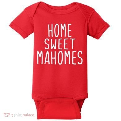 Kansas City Home Sweet Mahomes Baby Bodysuit
