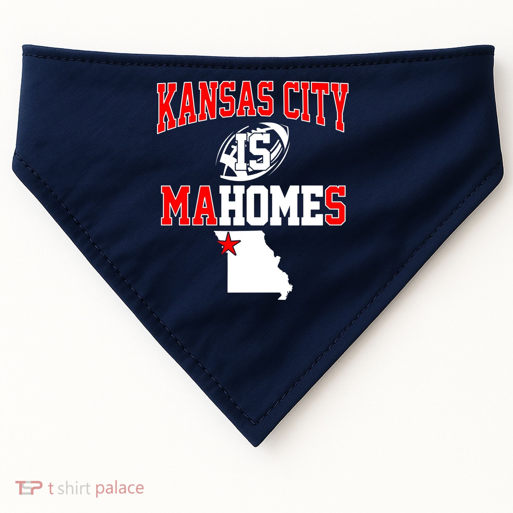 Kansas City is Mahomes USA-Made Doggie Bandana