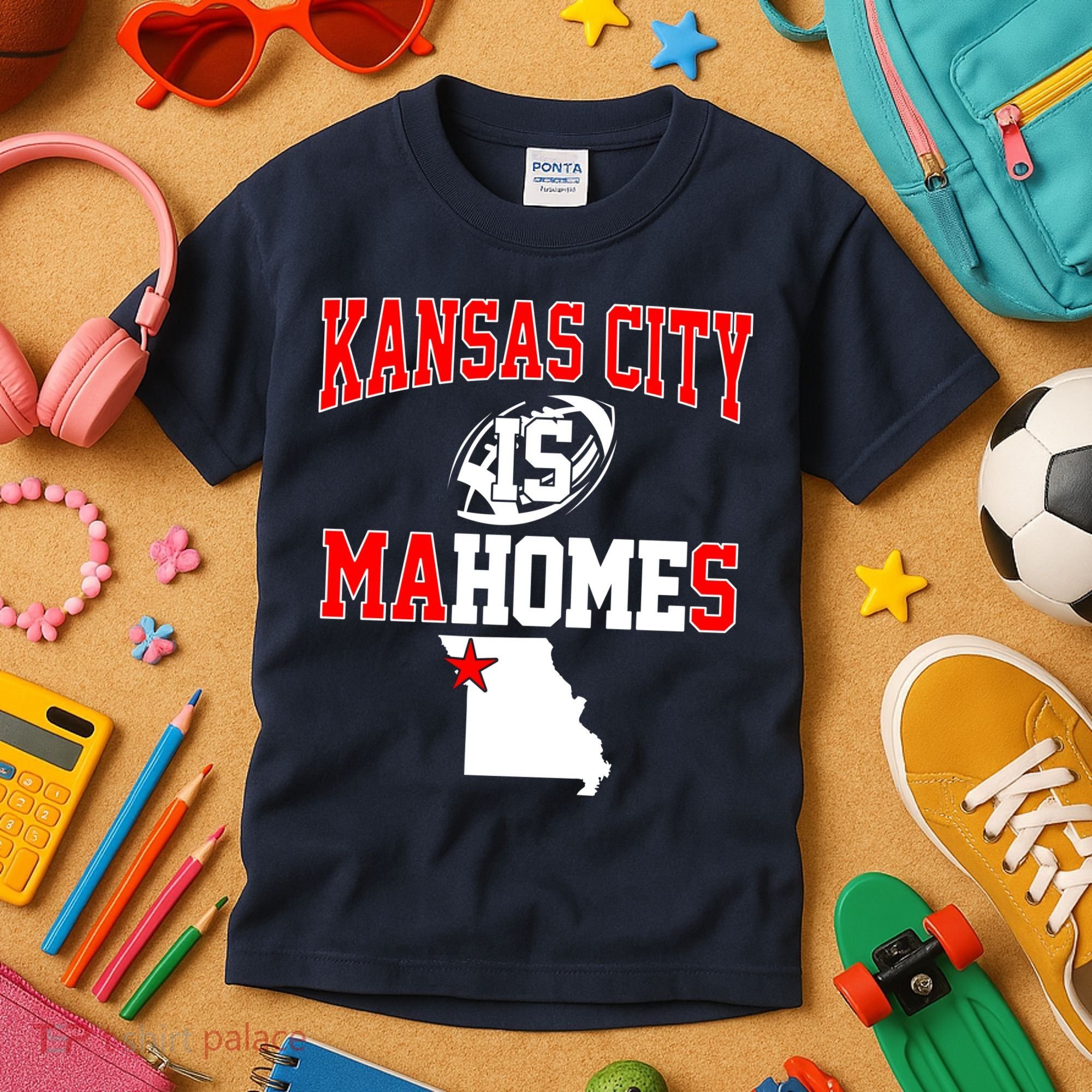 Kansas City is Mahomes Kids T-Shirt
