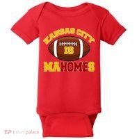 Kansas City Is Mahomes KC Football Fan Baby Bodysuit thumb 0