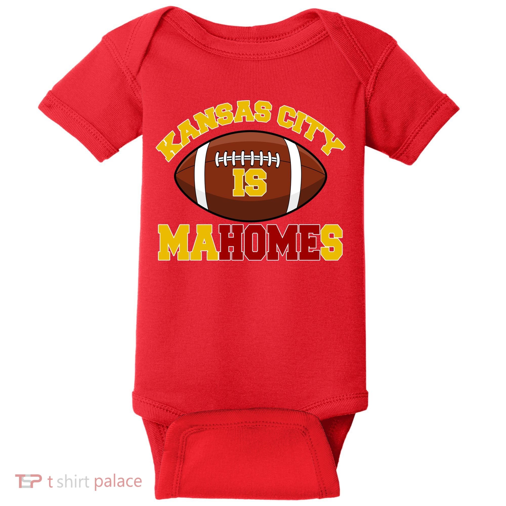 Kansas City Is Mahomes KC Football Fan Baby Bodysuit
