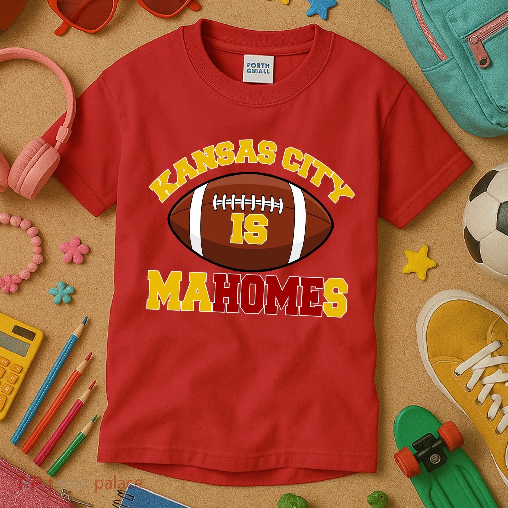 Kansas City Is Mahomes KC Football Fan Kids T-Shirt