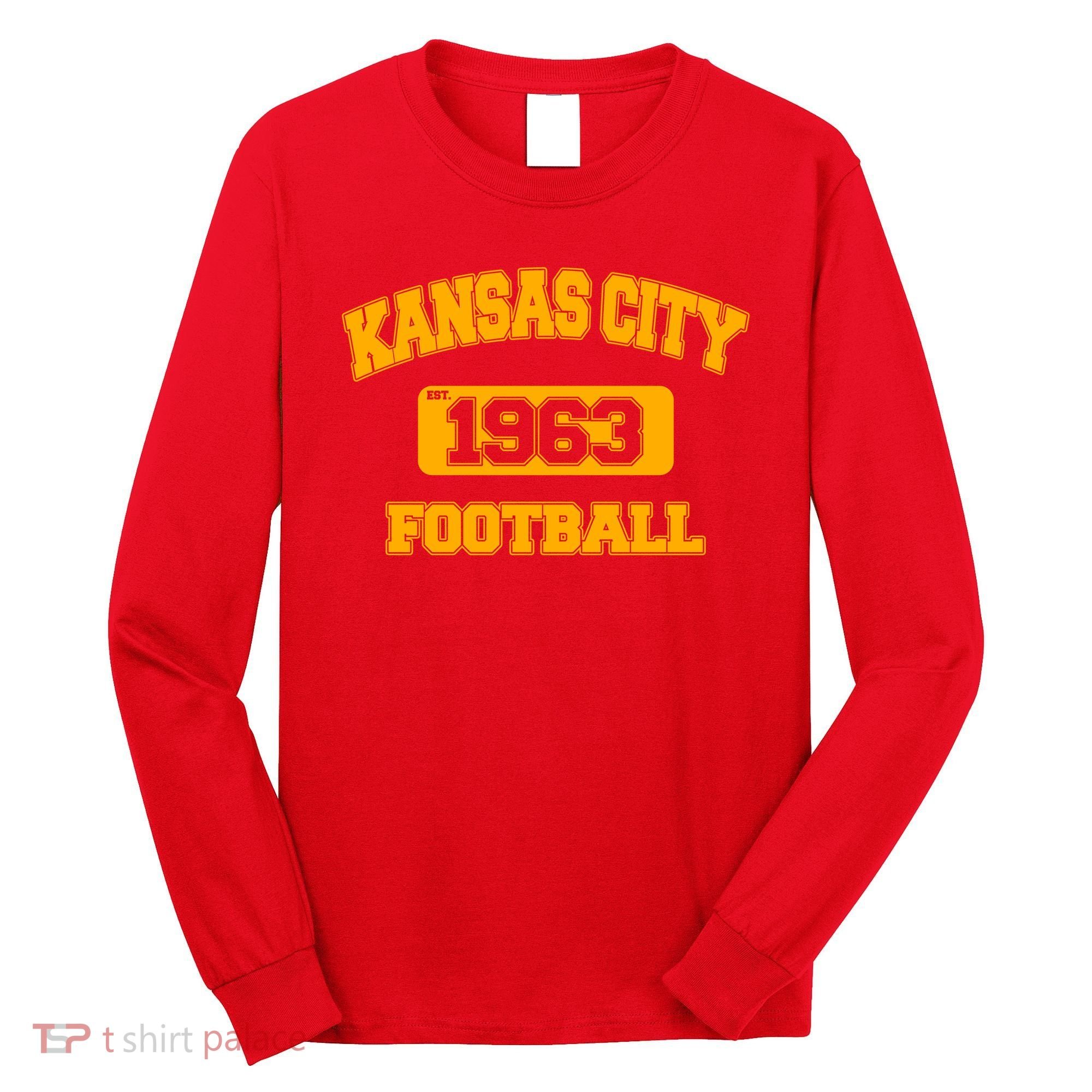 Kansas City KC Football Est 1960 Long Sleeve Shirt