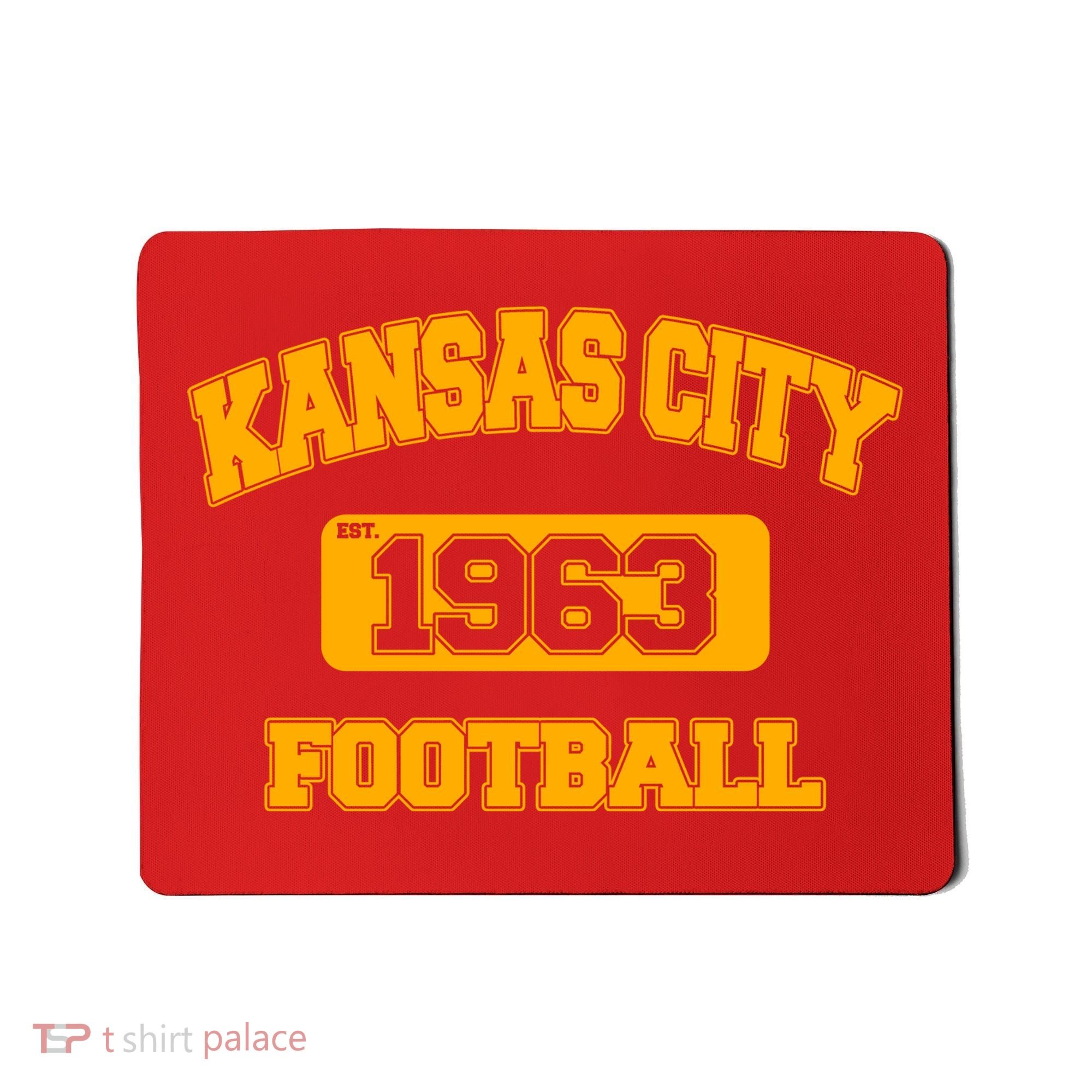 Kansas City KC Football Est 1960 Mousepad