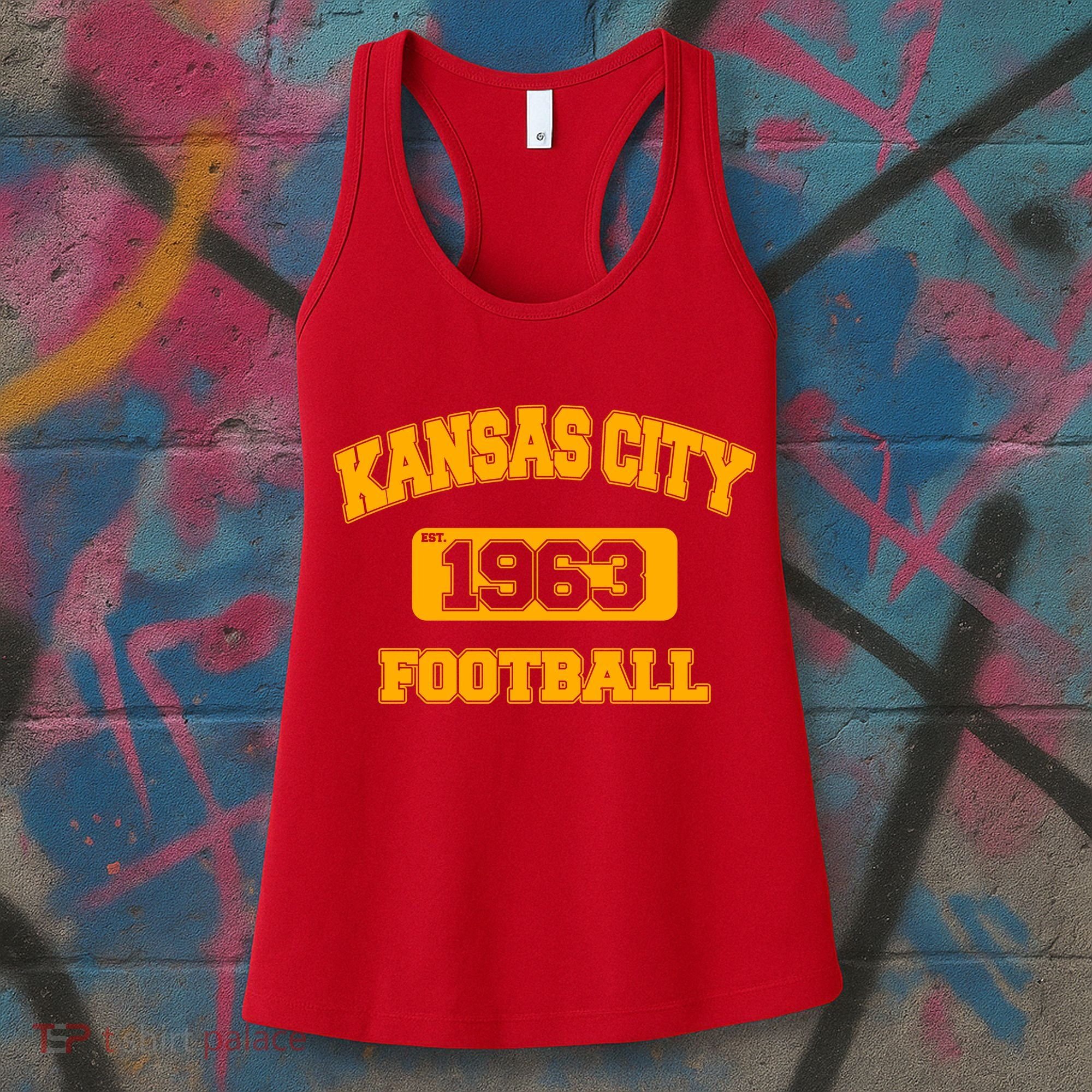 Kansas City KC Football Est 1960 Women's Tank Top