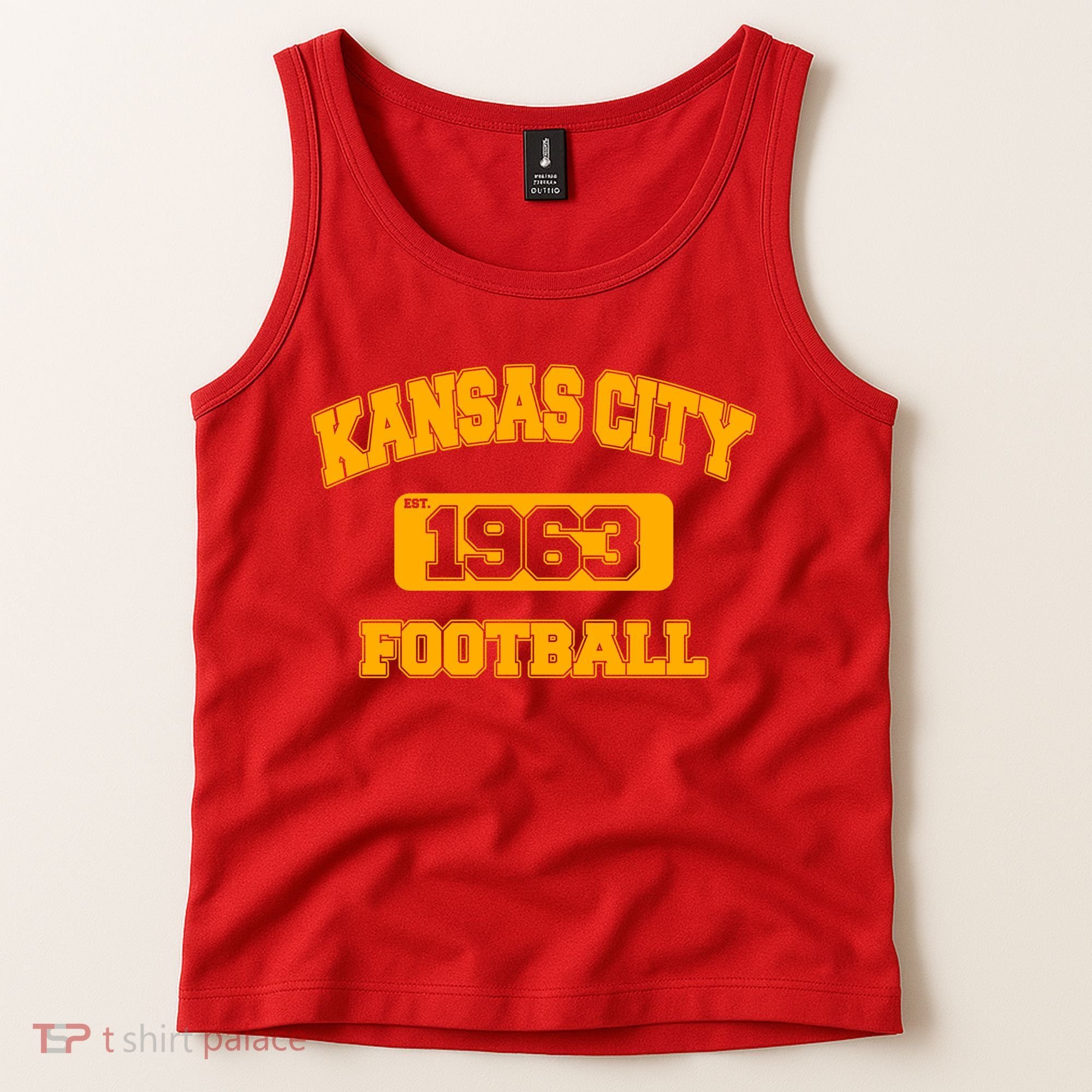 Kansas City KC Football Est 1960 Tank Top