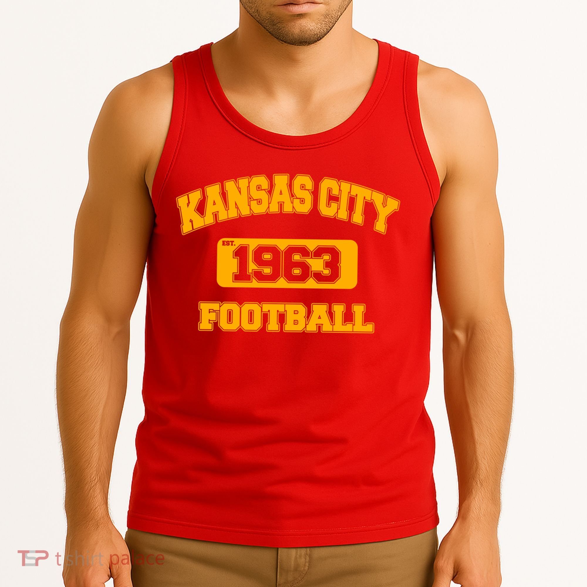 Kansas City KC Football Est 1960 Tank Top