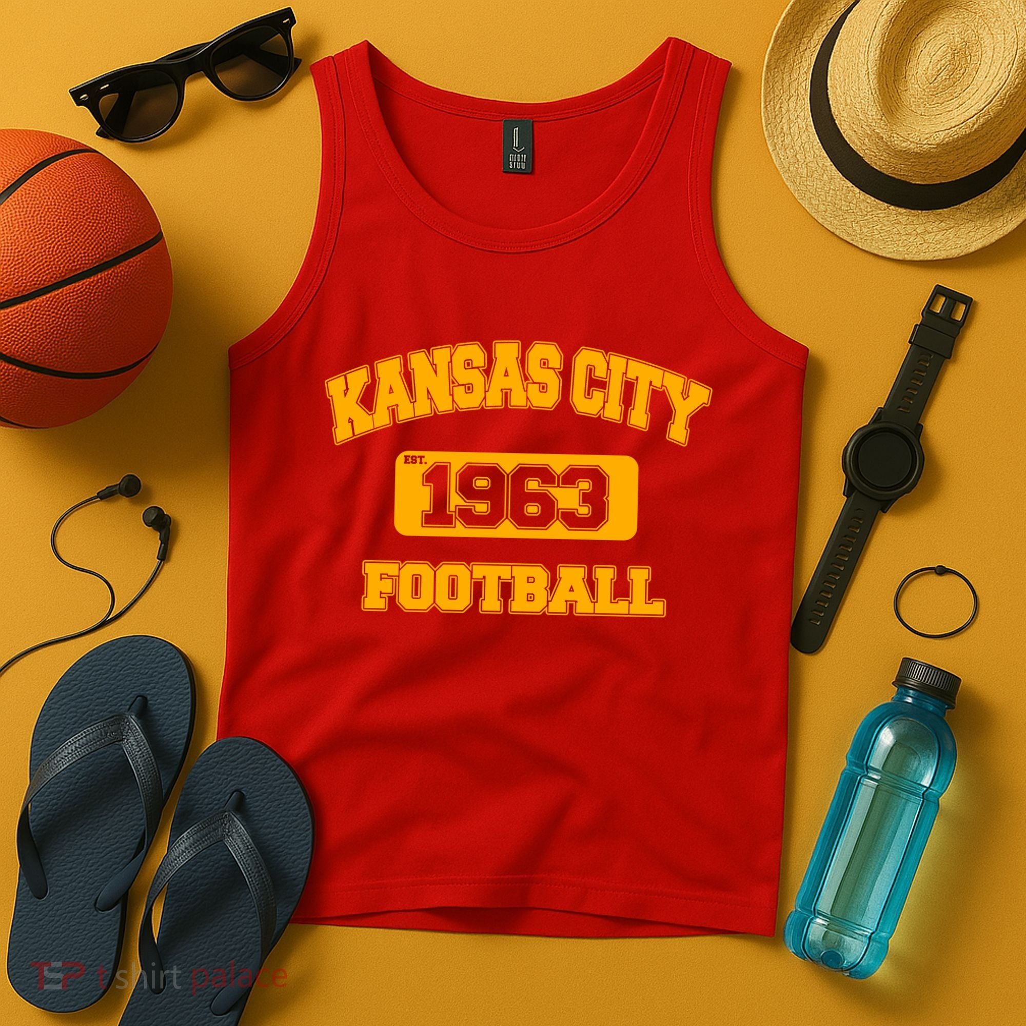 Kansas City KC Football Est 1960 Tank Top