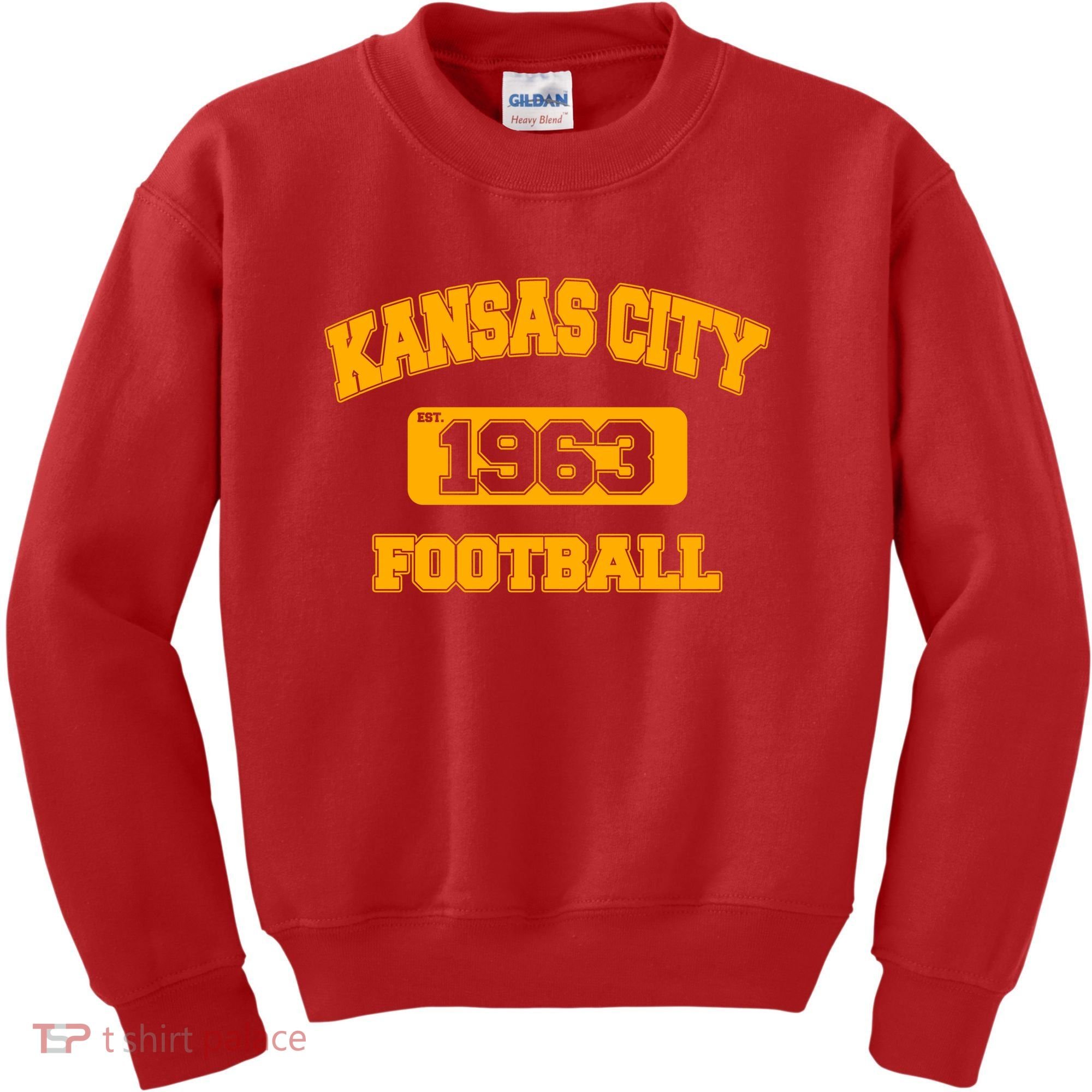 Kansas City KC Football Est 1960 Kids Sweatshirt