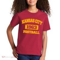 Kansas City KC Football Est 1960 Kids T-Shirt thumb 2