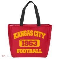 Kansas City KC Football Est 1960 Tote Bag thumb 0