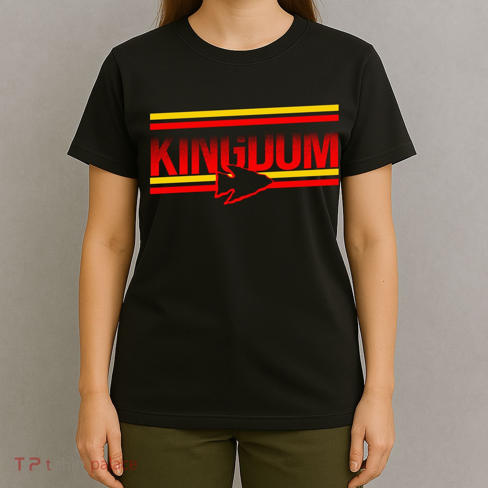 Kansas City KC Football Kingdom Arrowhead  T-Shirt