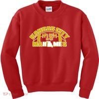 Kansas City Mahomes Football Fan Kids Sweatshirt thumb 0