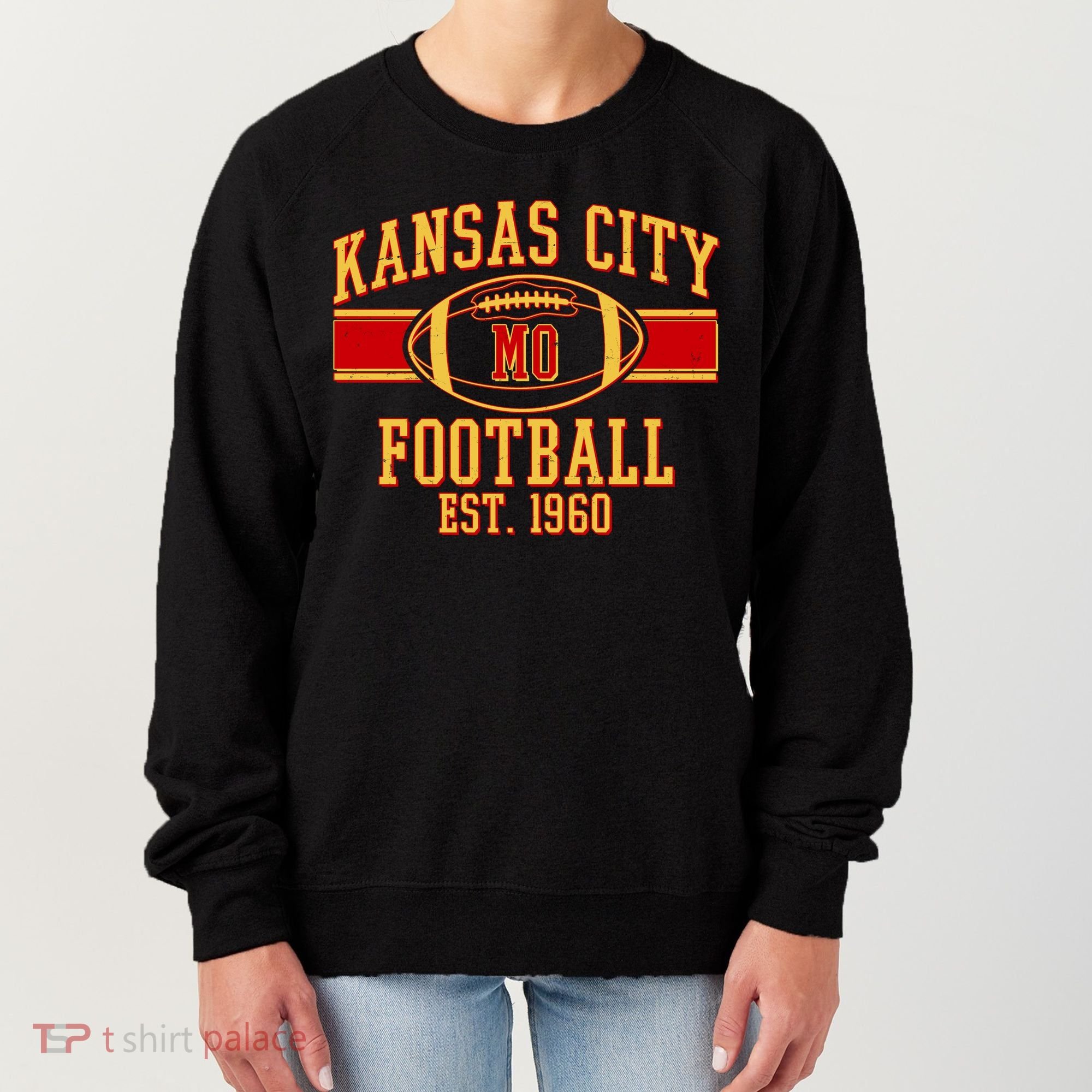 Kansas City MO Football Est 1960 Women's Sweatshirt