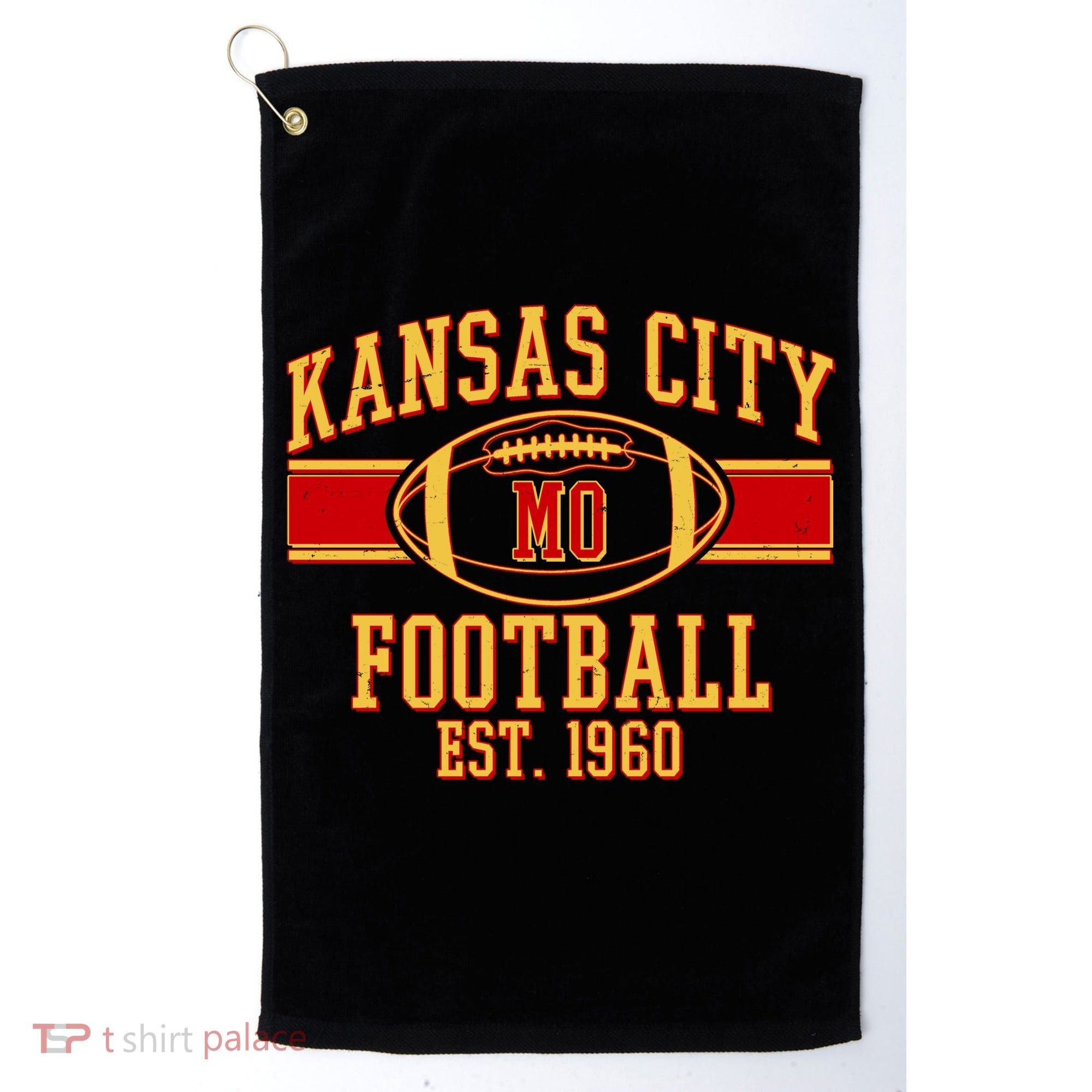 Kansas City MO Football Est 1960 Golf Towel