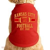 Kansas City MO Football Est 1960 Doggie Tank thumb 0