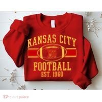 Kansas City MO Football Est 1960 Sweatshirt thumb 2