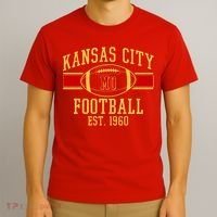 Kansas City MO Football Est 1960 T-Shirt thumb 3