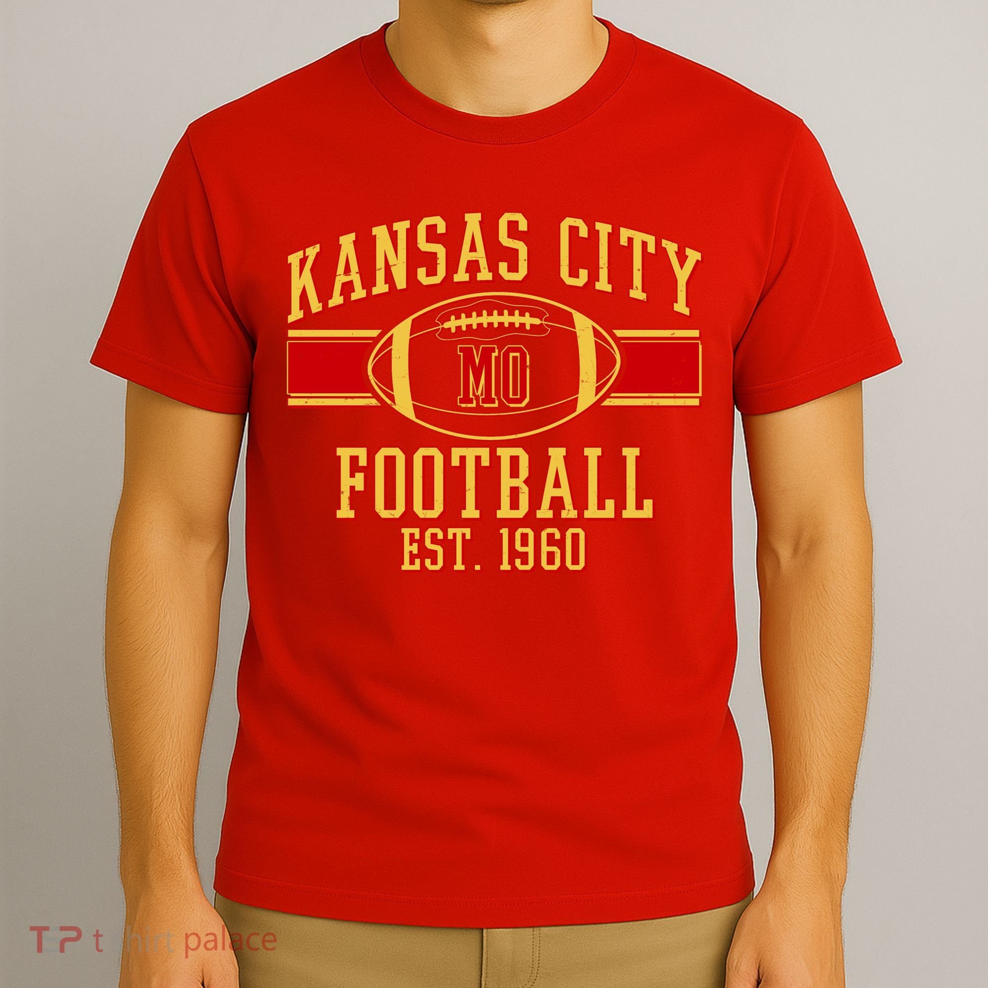 Kansas City MO Football Est 1960 T-Shirt
