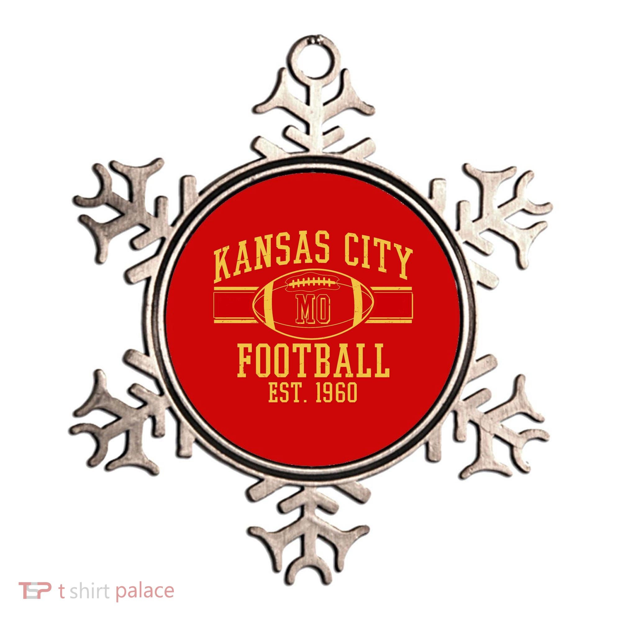 Kansas City MO Football Est 1960 Ornament
