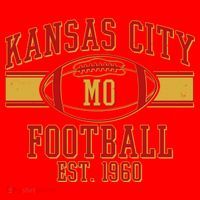 Kansas City MO Football Est 1960 Santa Hat thumb 1