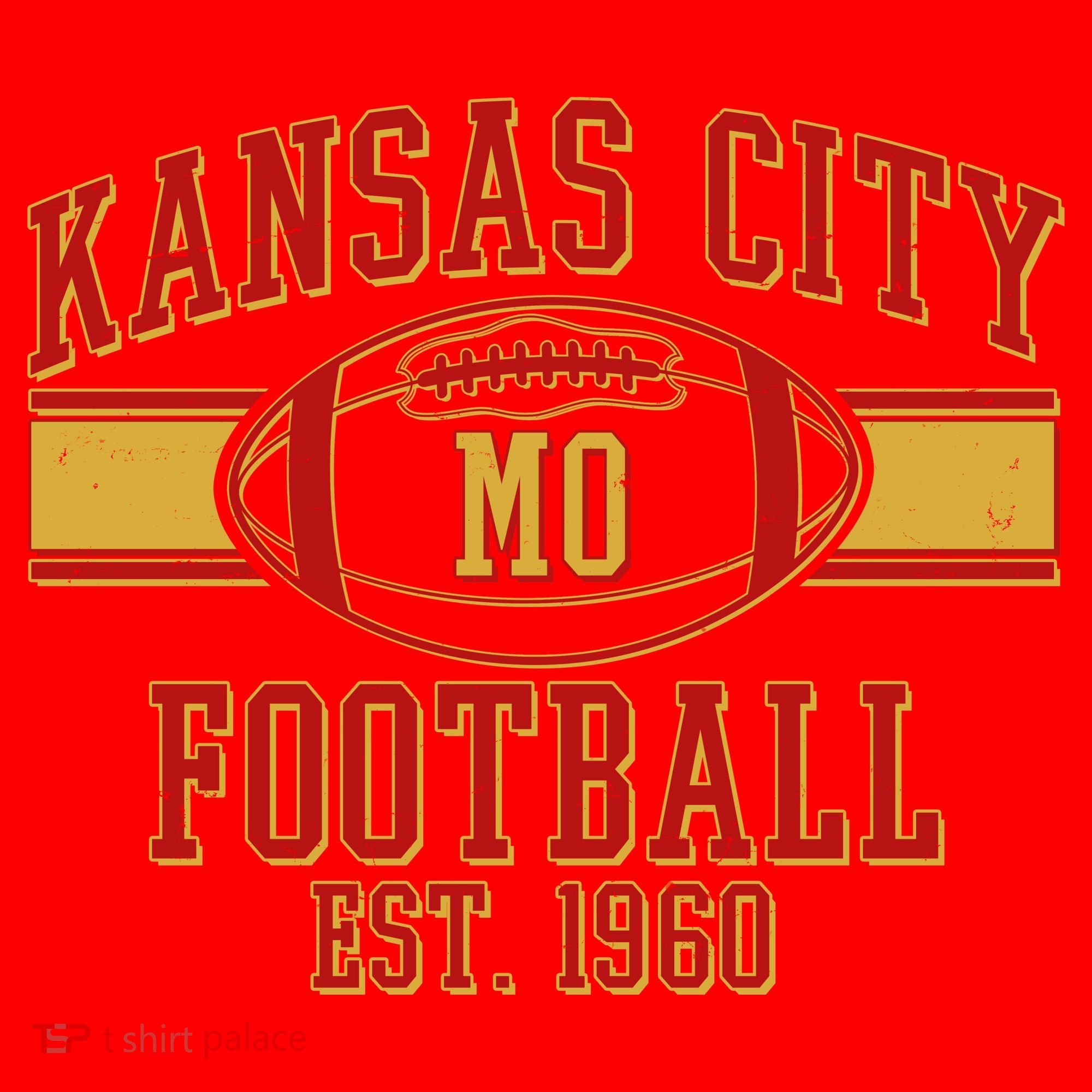 Kansas City MO Football Est 1960 Santa Hat