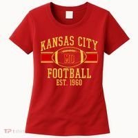 Kansas City MO Football Est 1960 Women's T-Shirt thumb 0