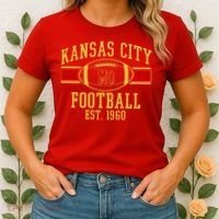 Kansas City MO Football Est 1960 Women's T-Shirt thumb 2