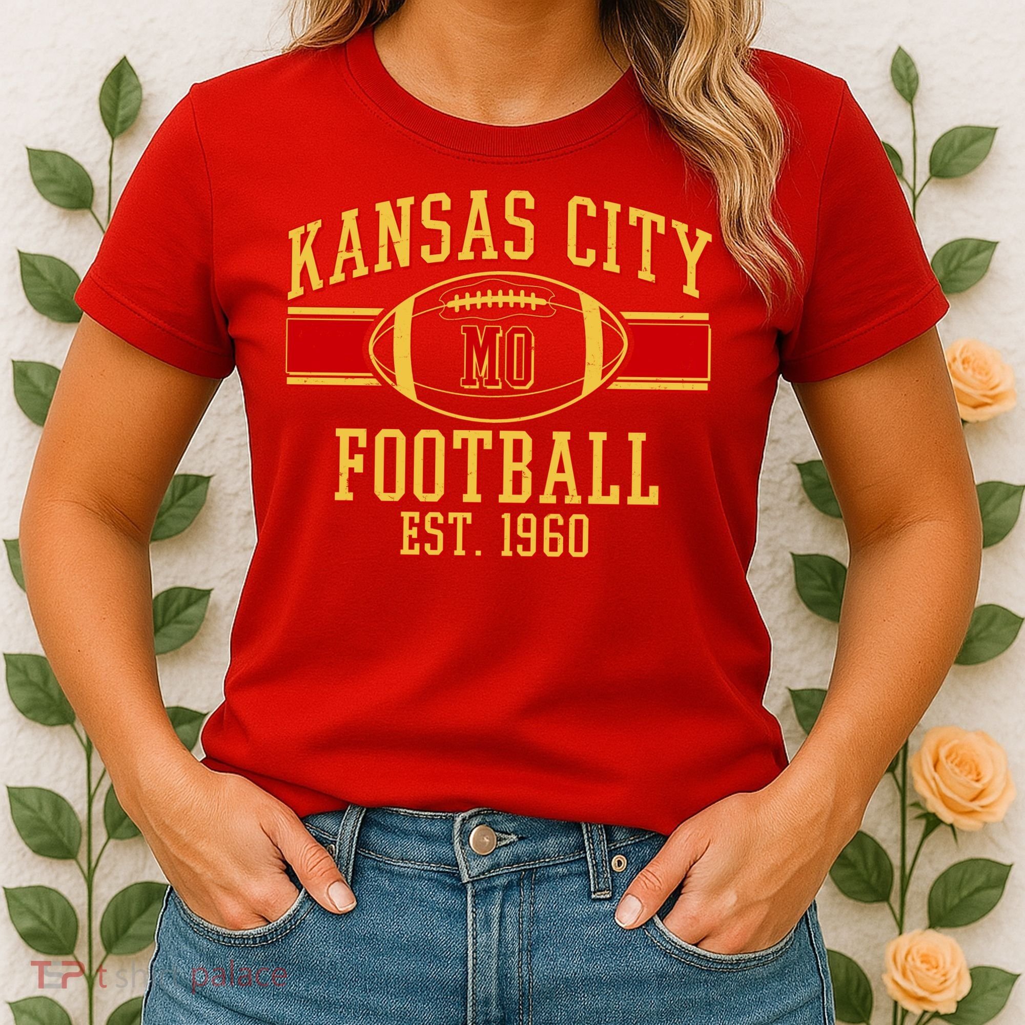 Kansas City MO Football Est 1960 Women's T-Shirt