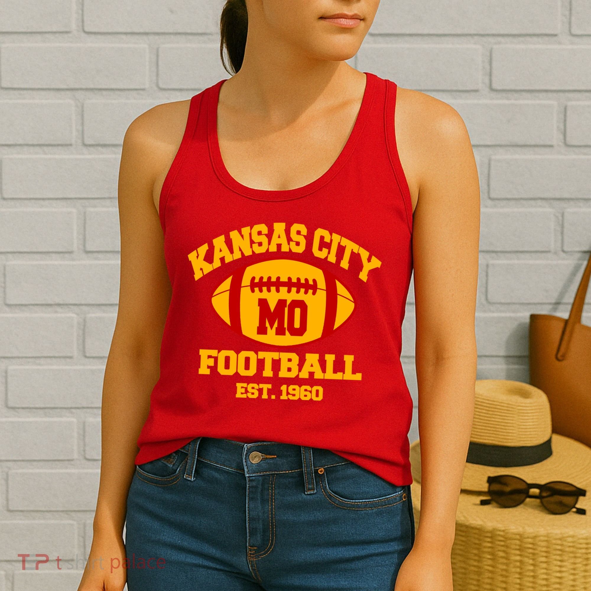Kansas City MO KC Fooball Mahomes Fan Women's Tank Top