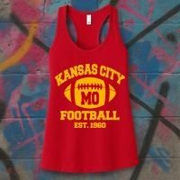 Kansas City MO KC Fooball Mahomes Fan Women's Tank Top thumb 3