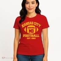 Kansas City MO KC Fooball Mahomes Fan Women's T-Shirt thumb 4