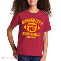 Kansas City MO KC Fooball Mahomes Fan Kids T-Shirt thumb 2