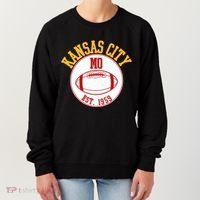 Kansas City MO KC Football EST 1959 Emblem Women's Sweatshirt thumb 0