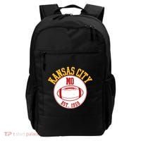 Kansas City MO KC Football EST 1959 Emblem Backpack thumb 0