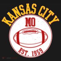 Kansas City MO KC Football EST 1959 Emblem Bucket Hat thumb 4
